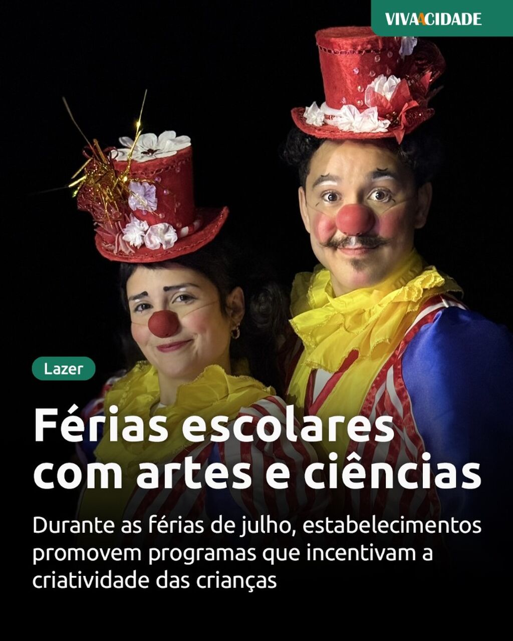 F&eacute;rias escolares com artes e ci&ecirc;ncias