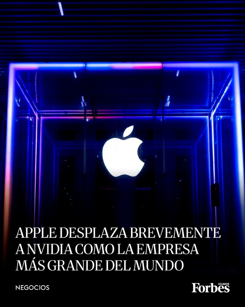 Apple supera a Nvidia moment&aacute;neamente