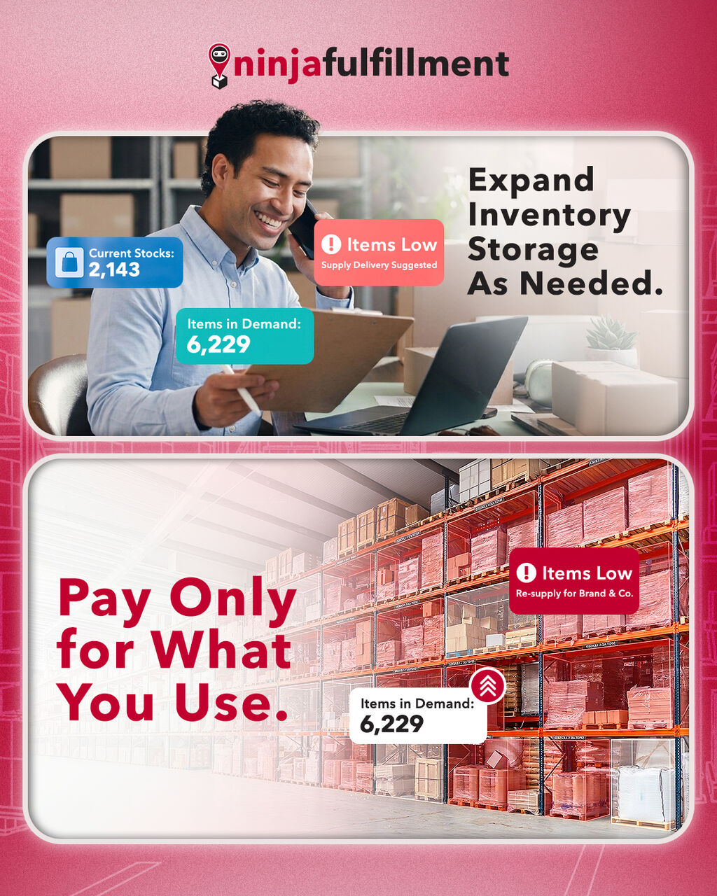 Expand Inventory Storage As Needed