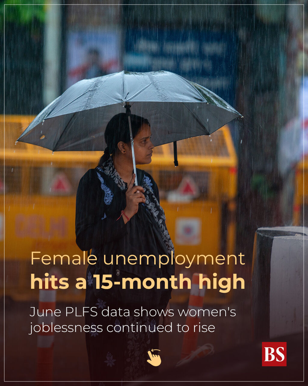 India's female unemployment rate rises to 15-month high of 5.9% in June
