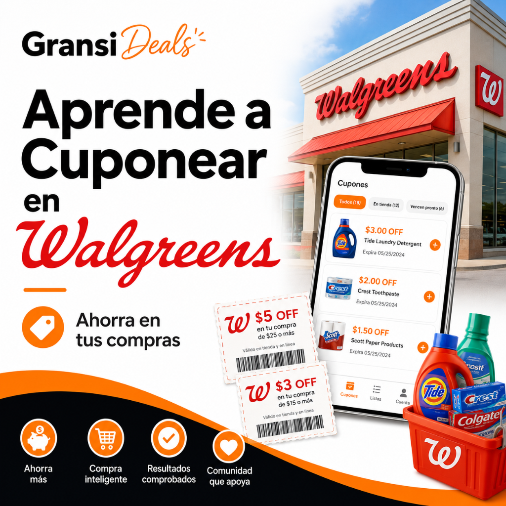 Aprende a Cuponear en Walgreens