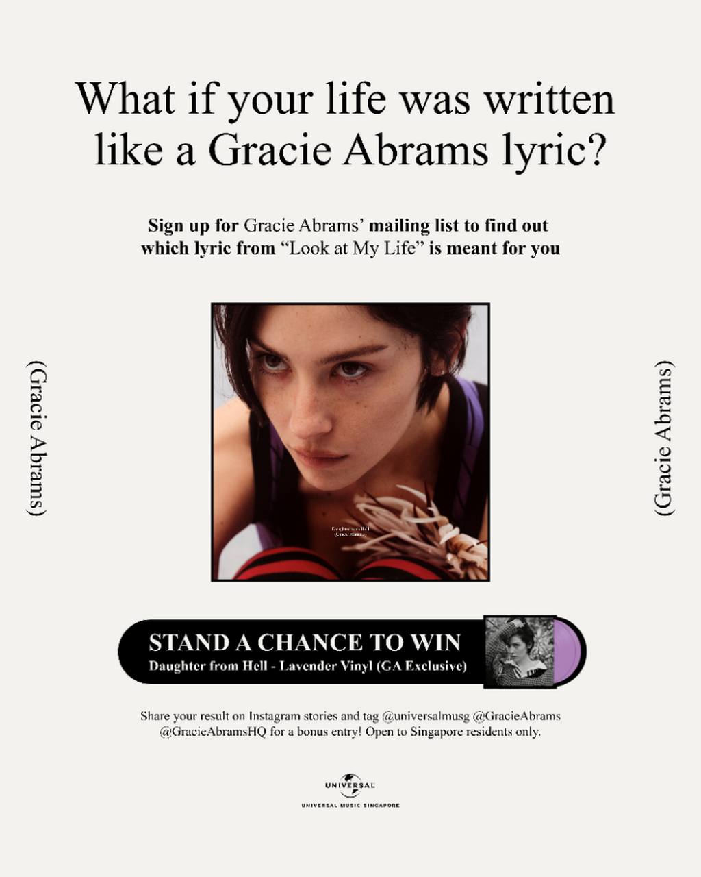 STAND A CHANCE TO WIN A 'DAUGHTER FROM HELL' VINYL