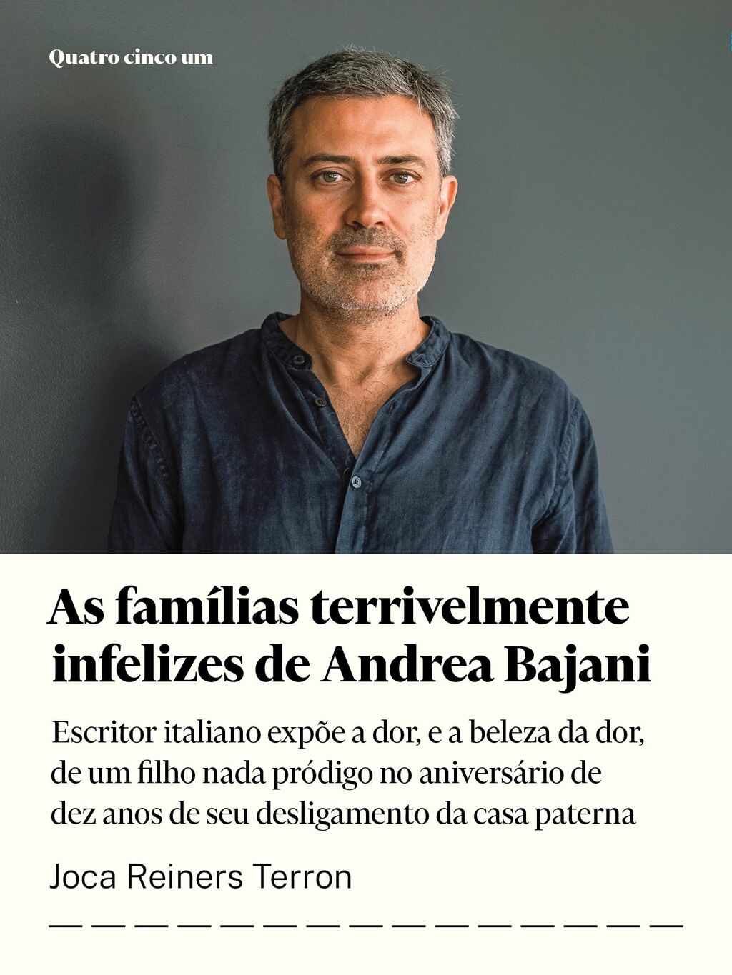 Fam&iacute;lias terrivelmente infelizes | Joca Reiners Terron