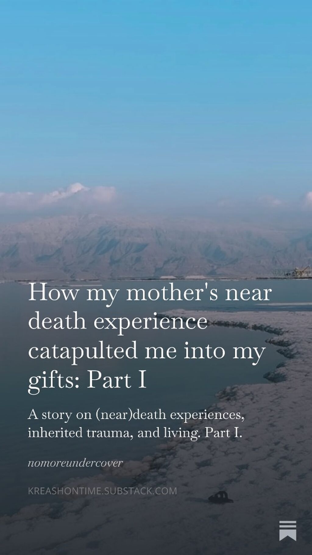 Sign up for our Substack: Stories on Transitions, Death and their connection to living and bodywork