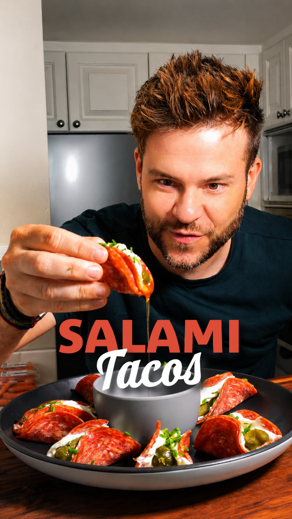 Hungarian Salami Tacos
