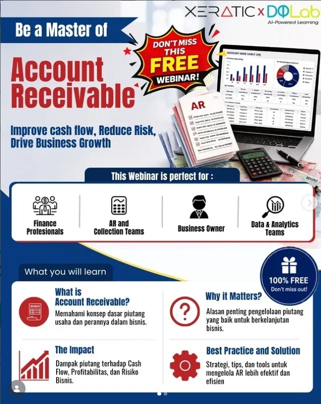 [Xeratic x DQLab Collaboration] Free Webinar: Be A Master of Account Receivable