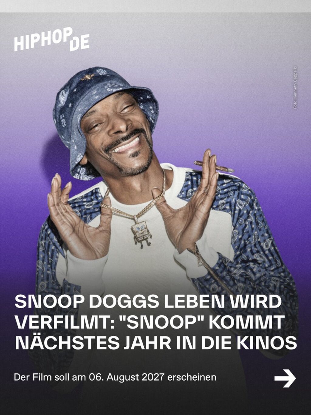 Snoop Doggs Leben wird verfilmt: "Snoop" kommt n&auml;chstes Jahr in die Kinos