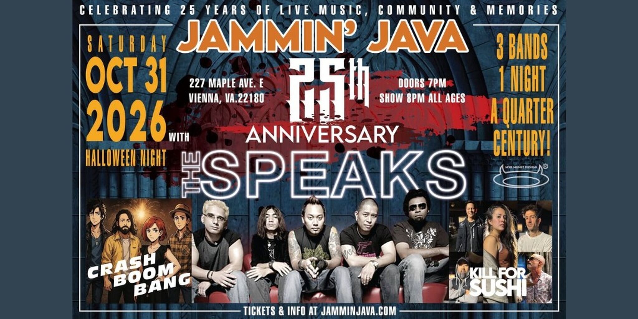 The Speaks & Crash Boom Bang  | 10/31/26