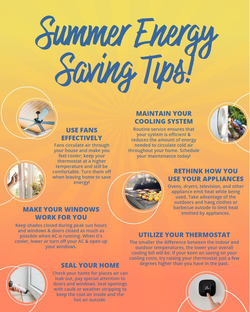 Summer Energy Saving Tips