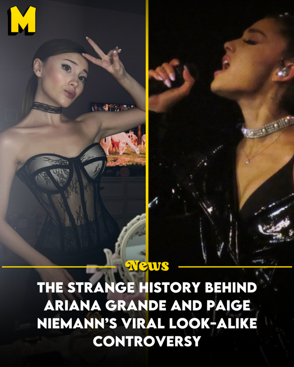 The Strange History Behind Ariana Grande and Paige Niemann&rsquo;s Viral Look-Alike Controversy