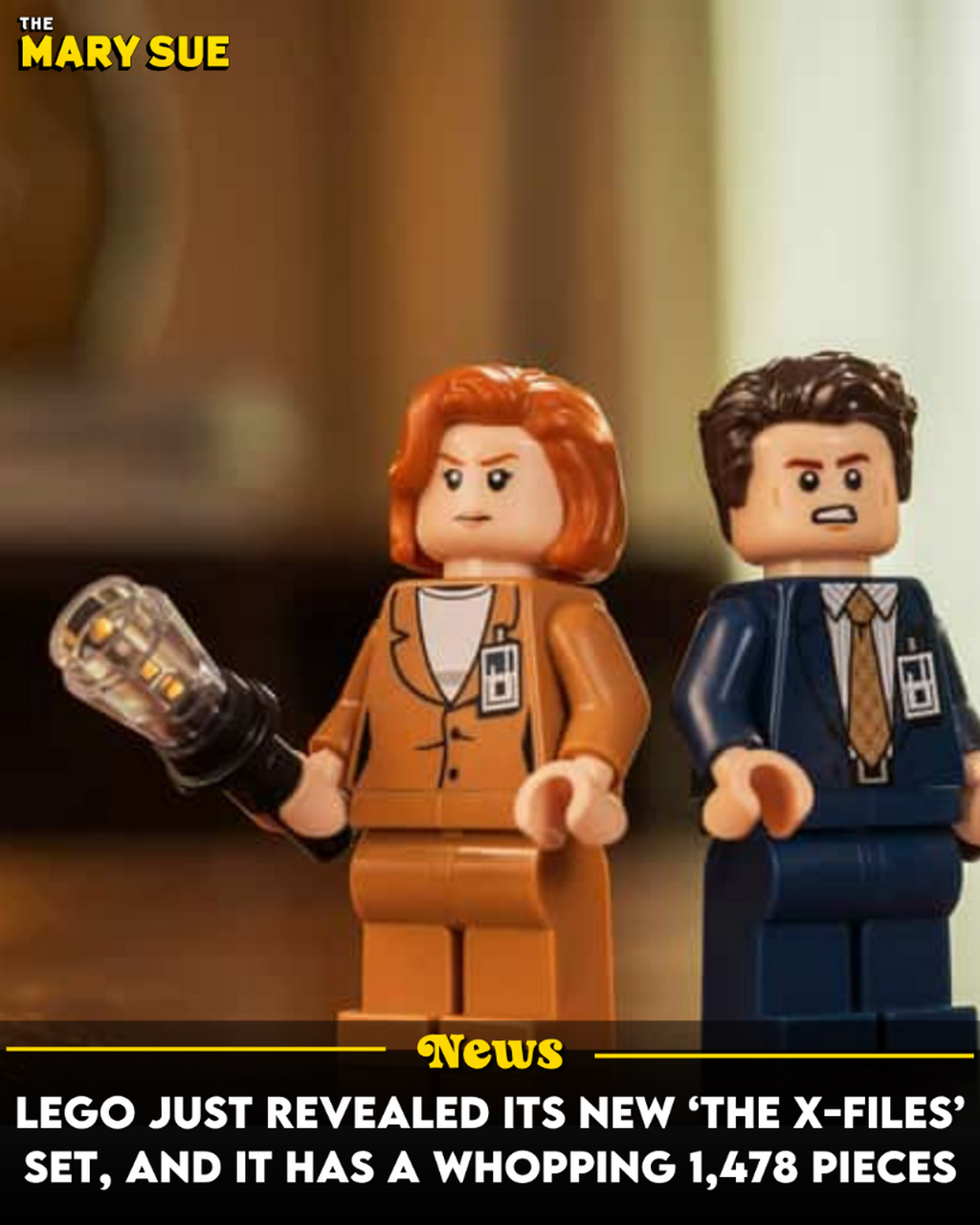 Lego Just Revealed Its New &lsquo;The X-Files&rsquo; Set, and It Has a Whopping 1,478 Pieces