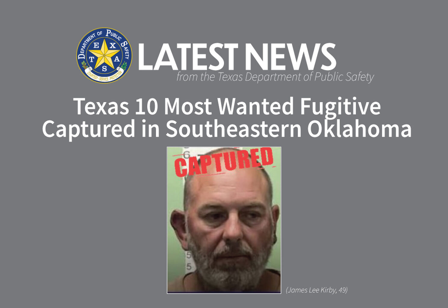Fugitive Capture James Lee Kirby
