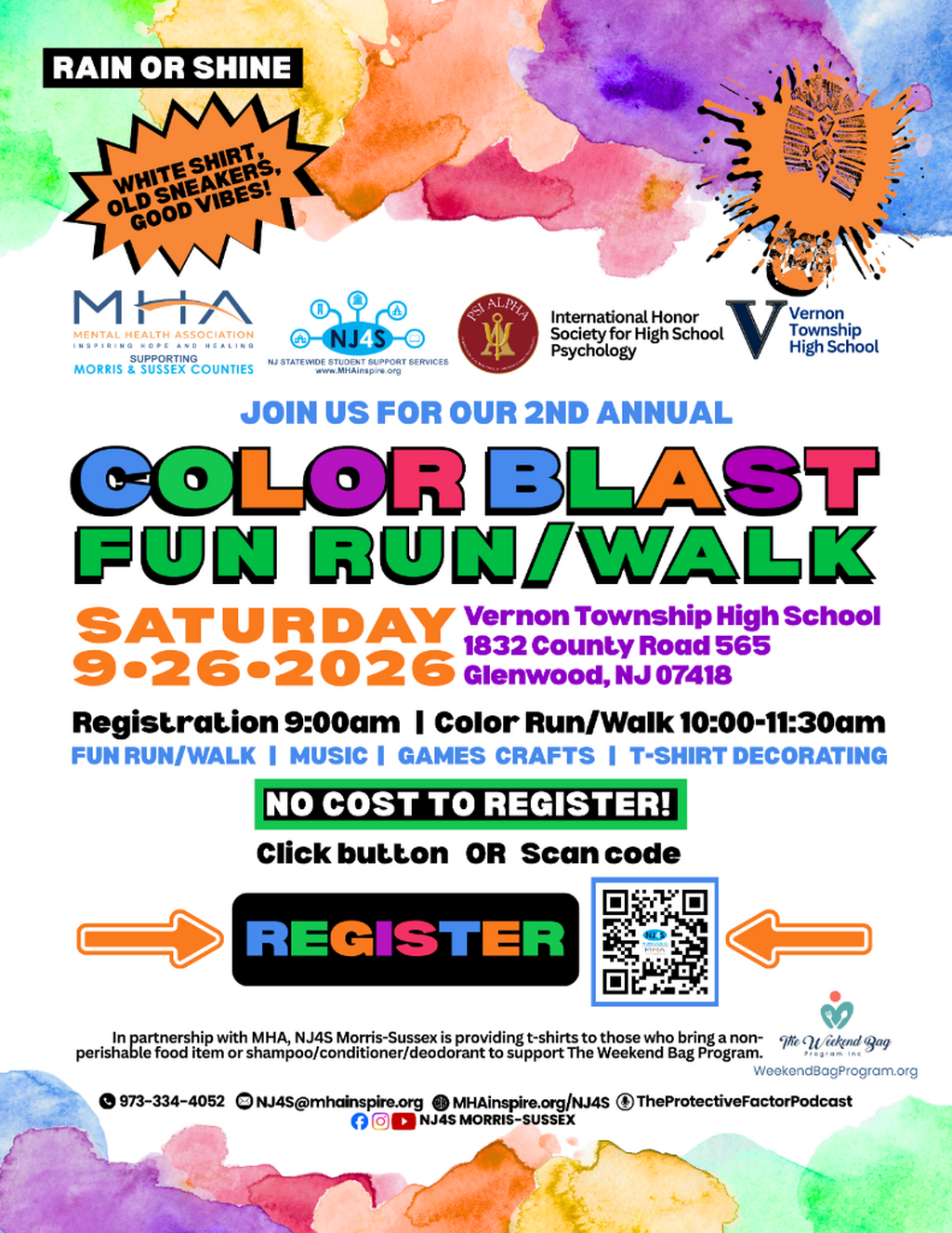 NJ4S Color Blast Fun Run/Walk 2026