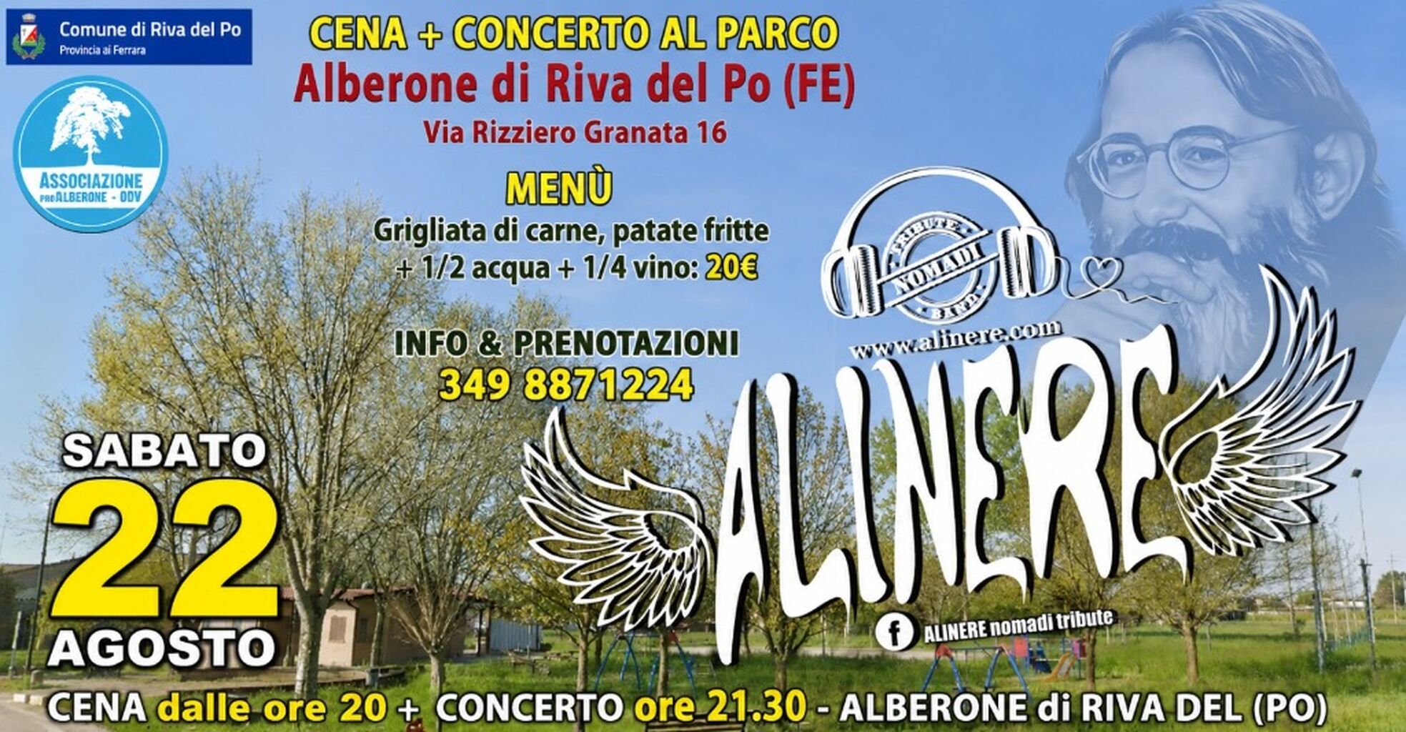 Cena e Concerto Alinere al Parco di Alberone