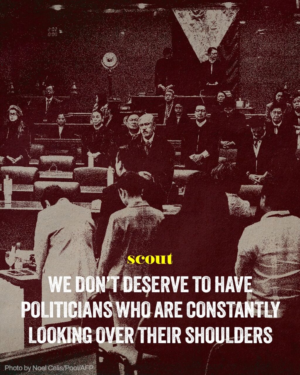 We don&rsquo;t deserve politicians constantly looking over their shoulders