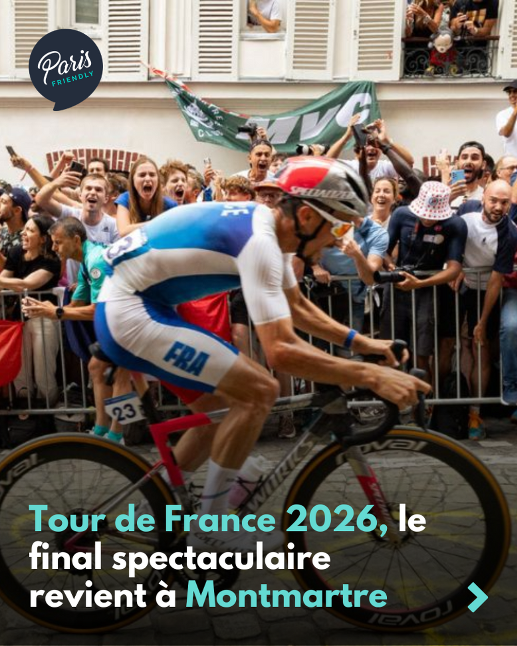 Montmartre, le Tour de France et un final gratuit reviennent le 26 juillet &agrave; Paris. 🚴 