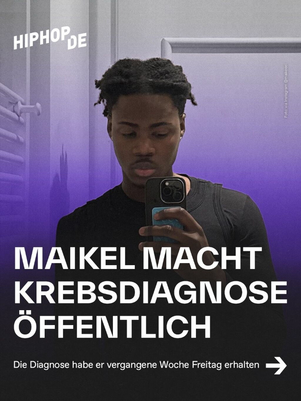 Maikel macht Krebsdiagnose &ouml;ffentlich