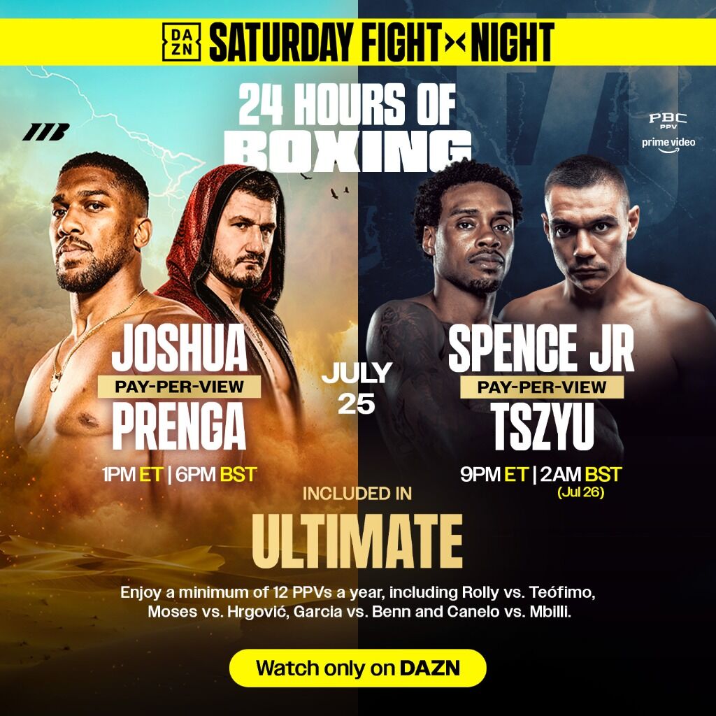 24 Hours Of Boxing On DAZN!