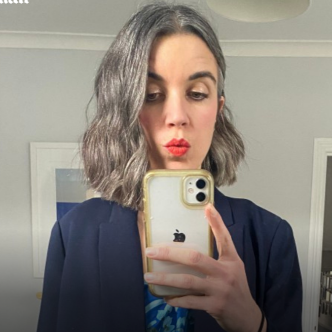 Gray hair