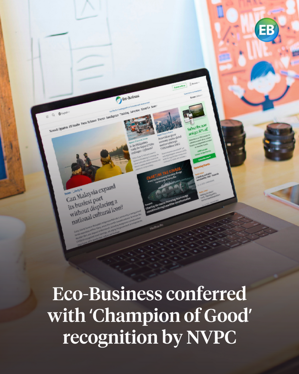 Eco-Business conferred with &lsquo;Champion of Good&rsquo; recognition by NVPC