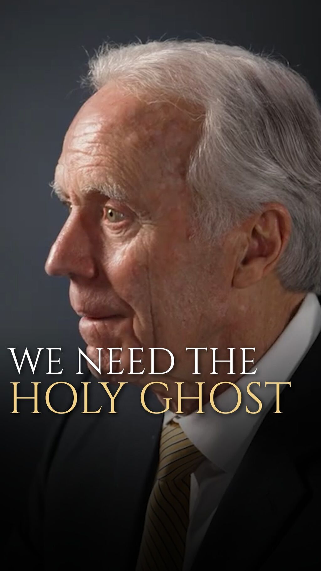 We need the Holy Ghost 