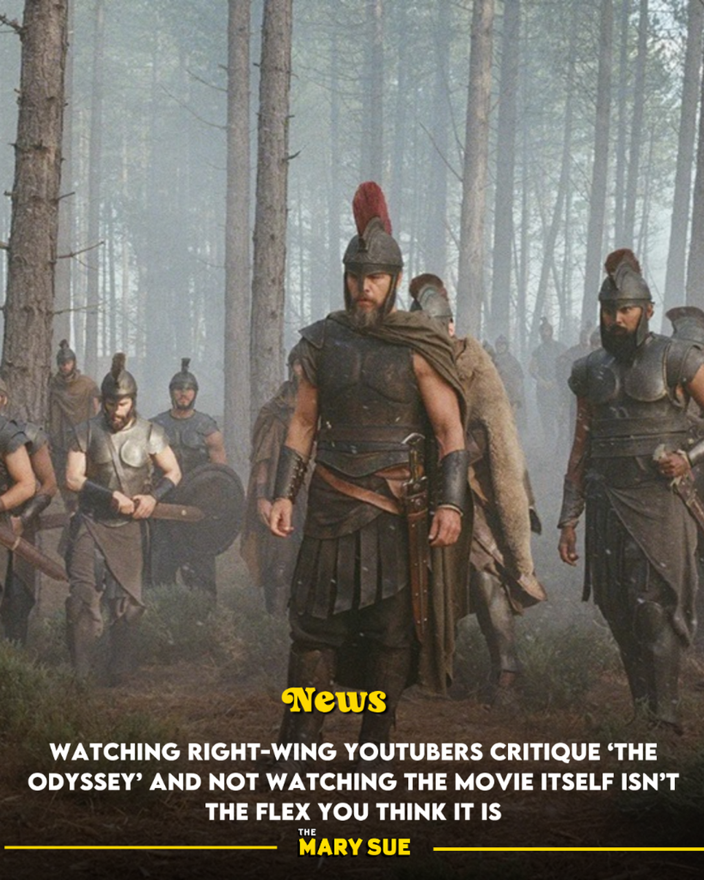 Watching Right-Wing YouTubers Critique &lsquo;The Odyssey&rsquo; and Not Watching the Movie Itself Isn&rsquo;t the Flex You Think It Is
