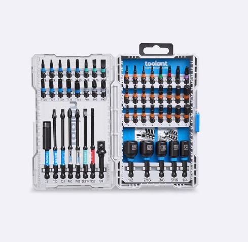 toolant 53-Piece Impact Driver Bit Set