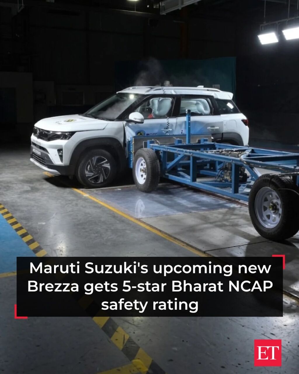 /industry/auto/auto-news/maruti-suzukis-upcoming-new-brezza-gets-5-star-bharat-ncap-safety-rating/a