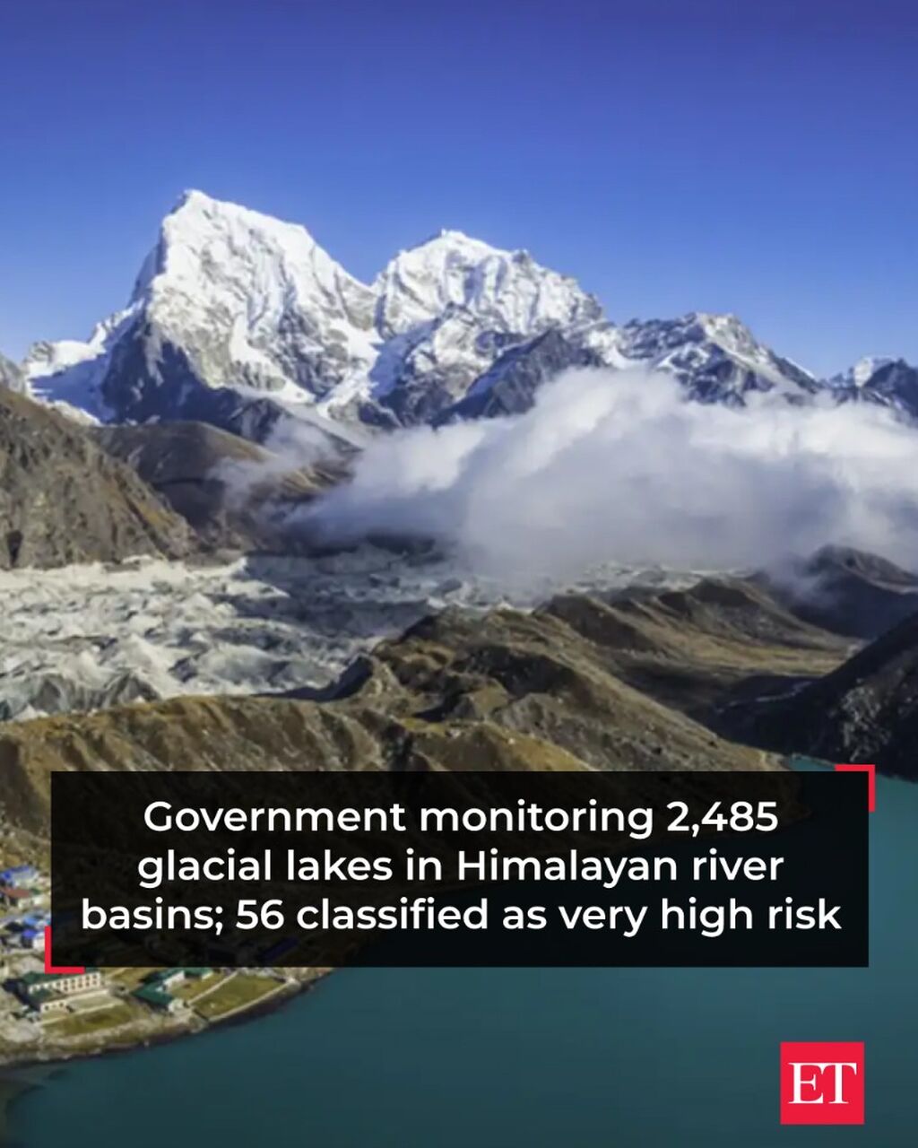 /news/india/government-monitoring-2485-glacial-lakes-in-himalayan-river-basins-56-classified-as-very-high-risk/