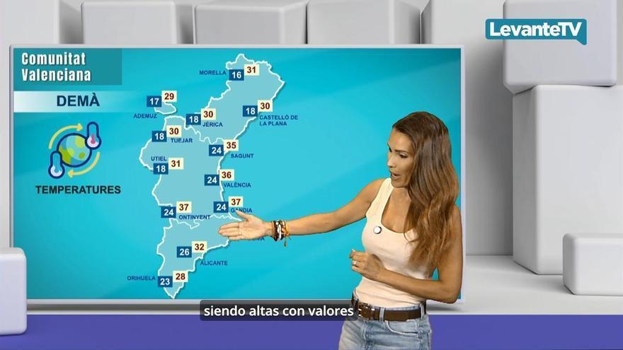 Val&egrave;ncia seguir&aacute; con calor intenso este s&aacute;bado pese al ligero descenso de las temperaturas