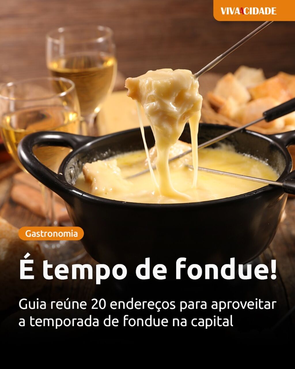 &Eacute; tempo de fondue!