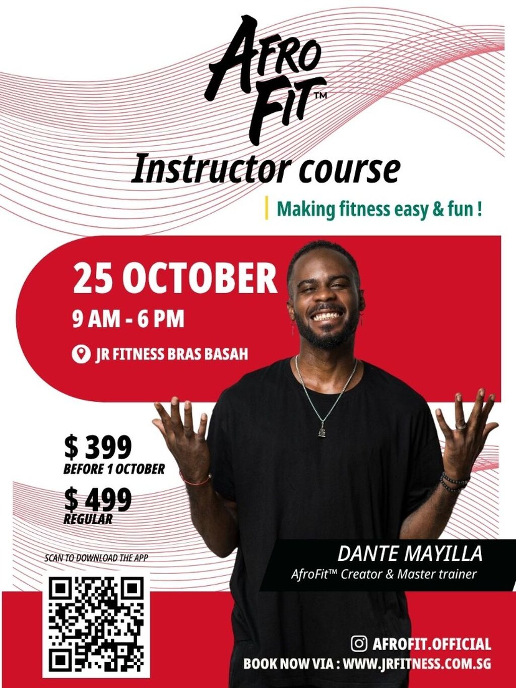 25TH OCT : AFROFIT&trade; Instructor Course 