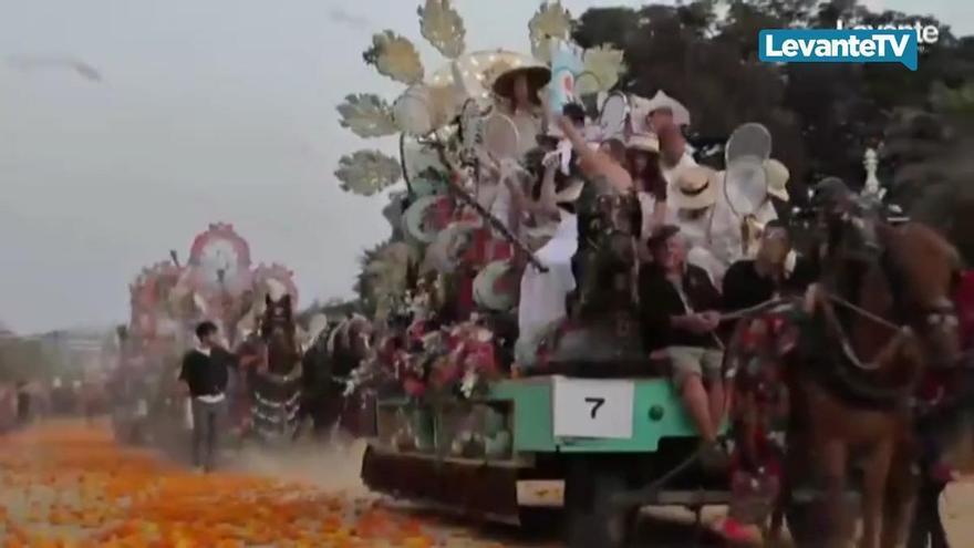 La batalla m&aacute;s bonita m&aacute;s colorida y festiva tuvo lugar ayer domingo en Valencia