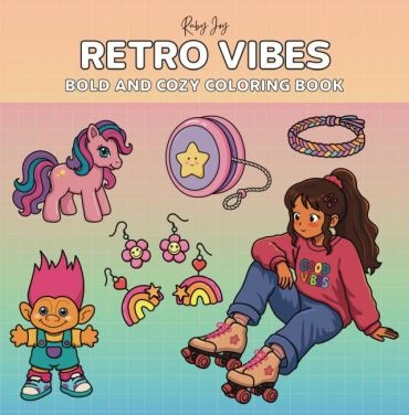 Retro Vibes Coloring Book