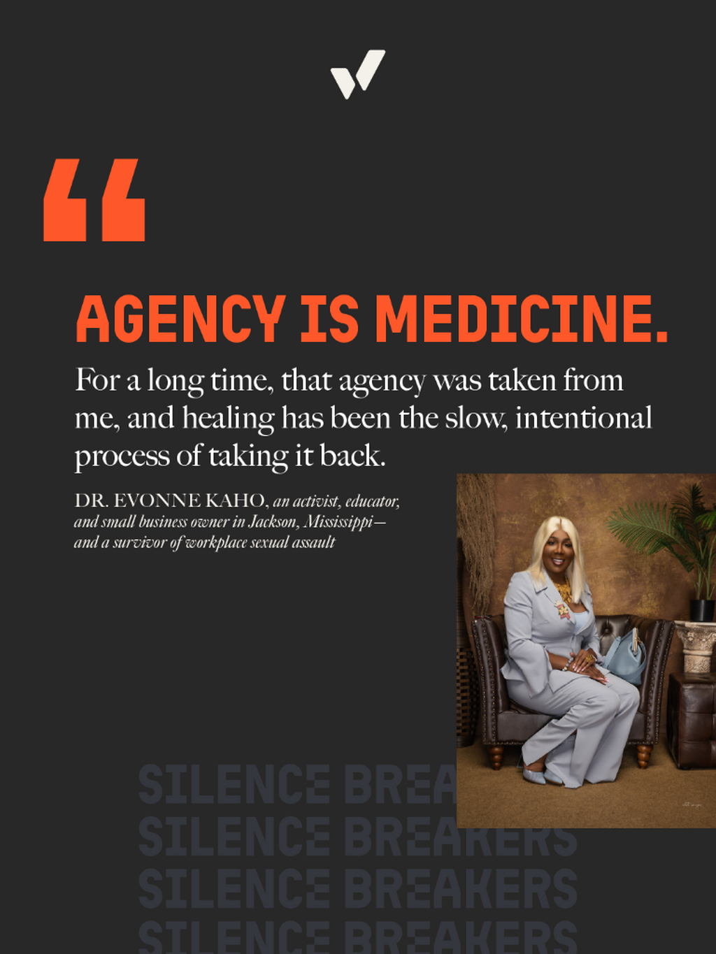 Evonne Kaho's story - Silence Breakers