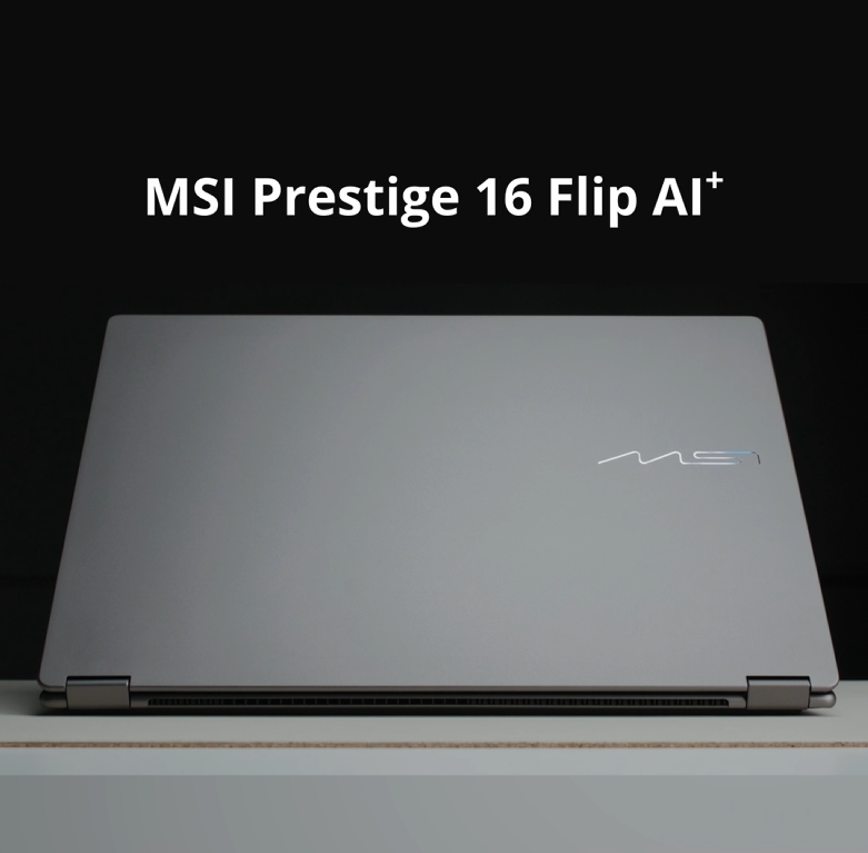 Socials | Prestige 16 Flip AI+