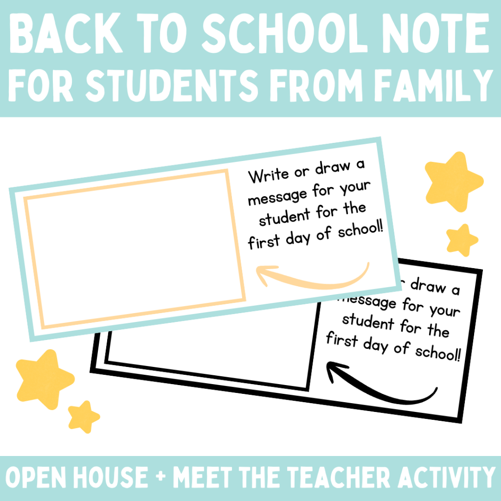 Back to School Resources - Meet the Teacher & Classroom Management
