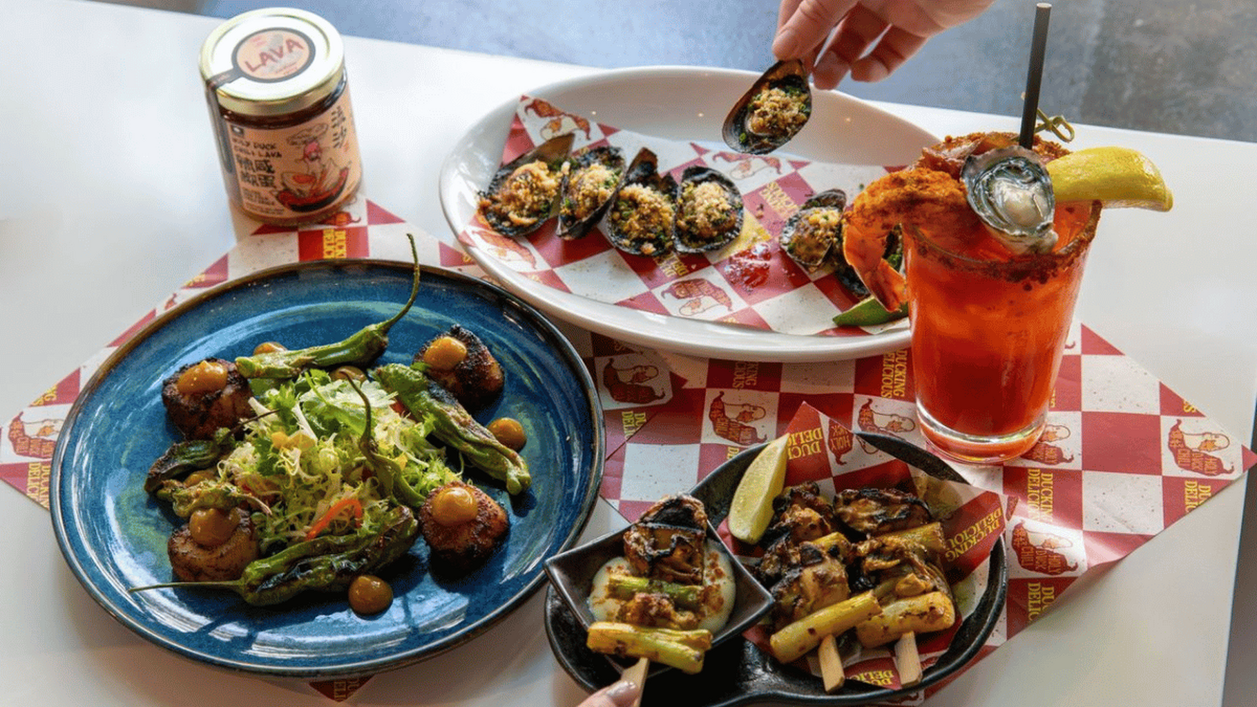 Fanny Bay's new collab menu celebrates the bold flavours of chili oil