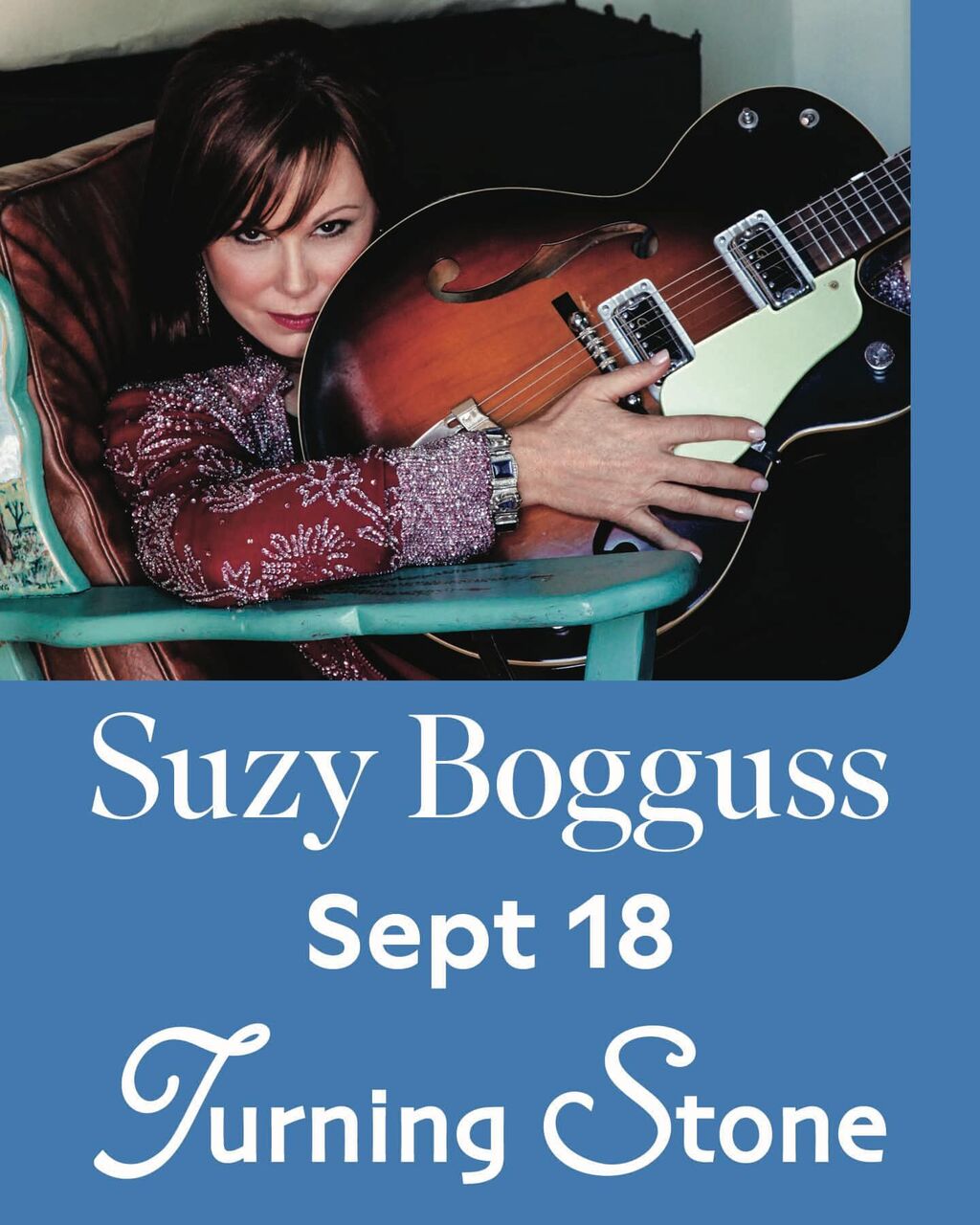 Suzy Bogguss on September 18 at 8:00pm in The Showroom
