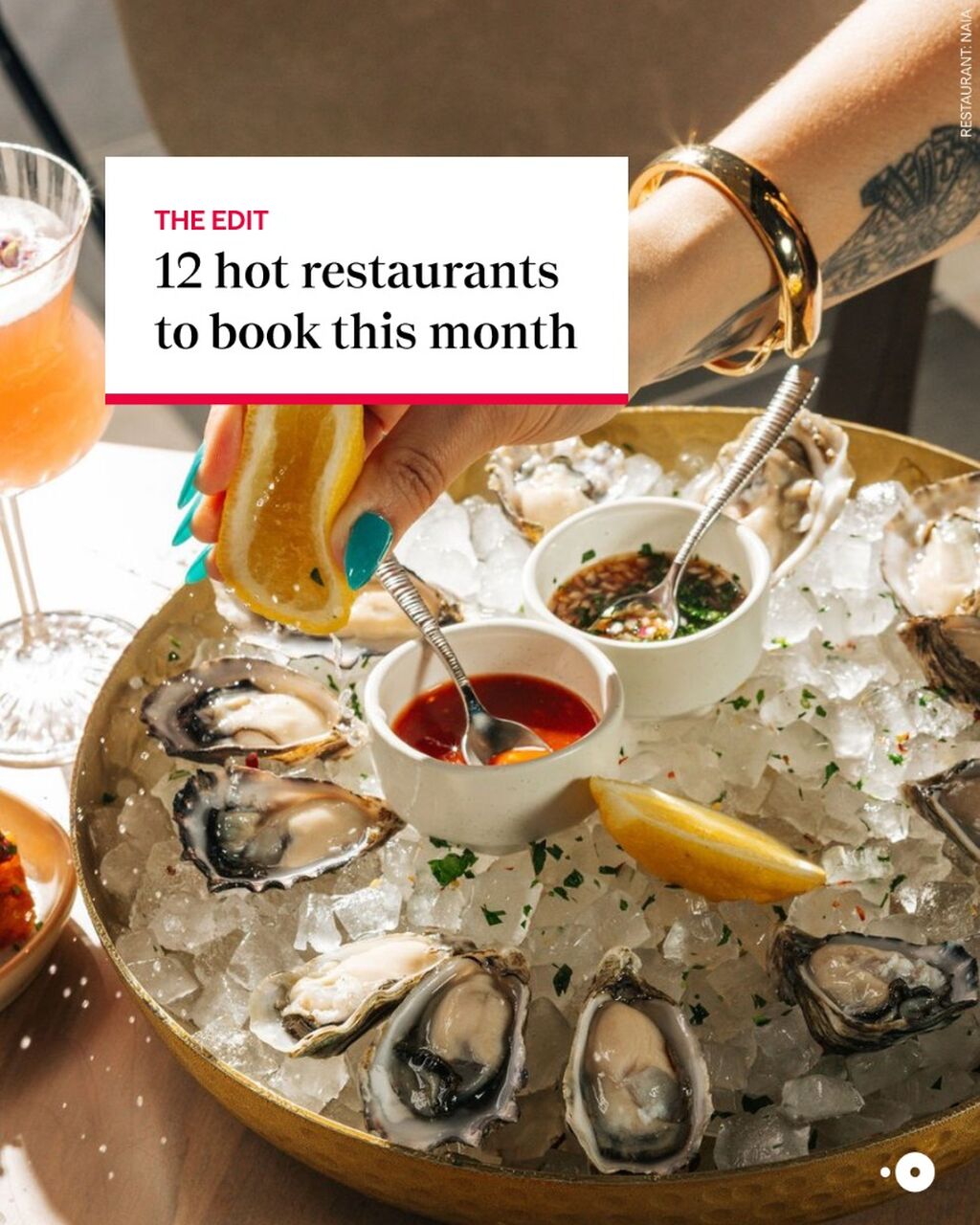 12 Hot Restaurants to Book 