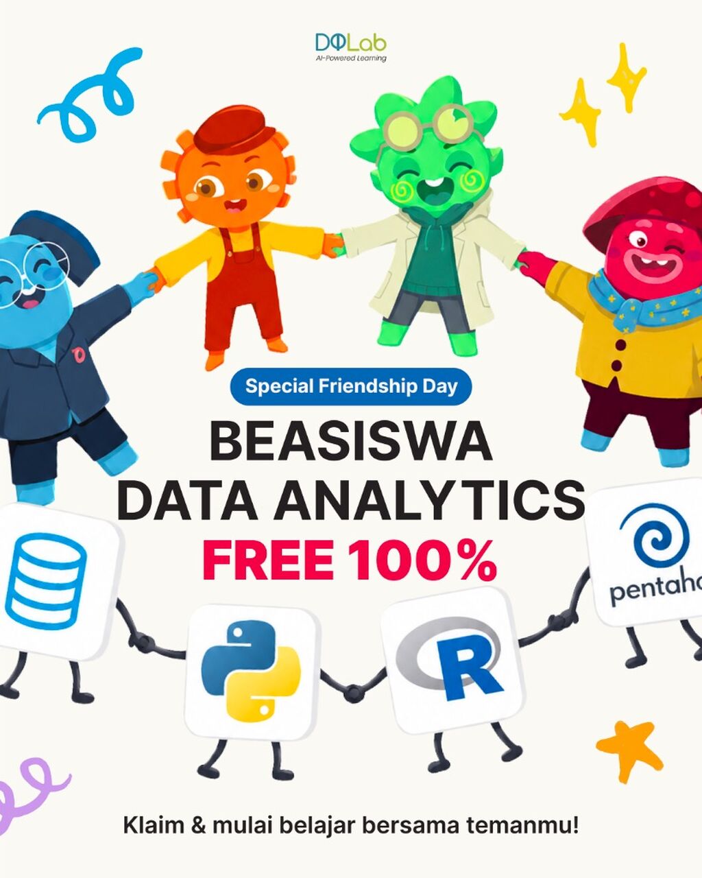 Happy Friendship Day: Beasiswa Data Analytics Gratis! 