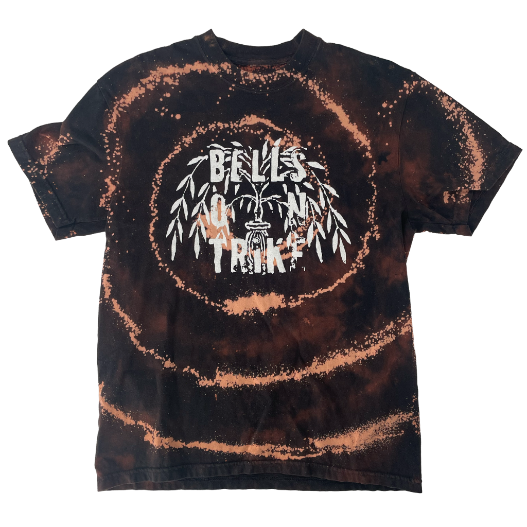 Bells on Trike - Burns Me Up Hand Bleached T-Shirt