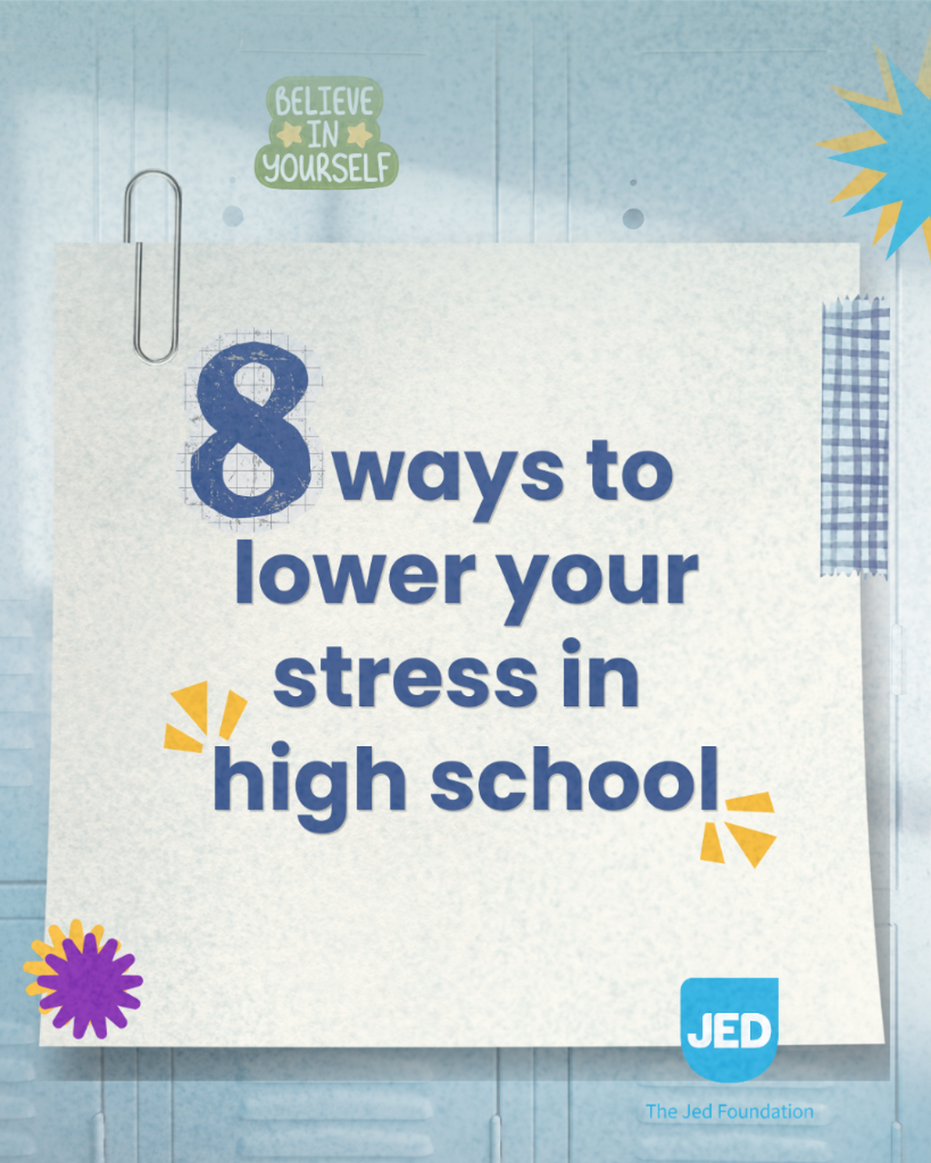 8 Ways to Lower Stress in High School