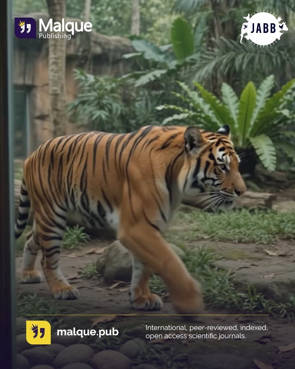 🐯 Why does the tiger walk the same line, back and forth, for hours?