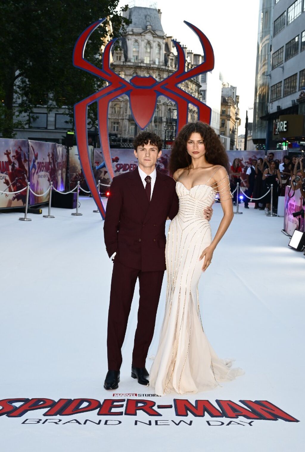 Tom Holland & Zendaya Couple Up on the Red Carpet at &lsquo;Spider-Man: Brand New Day&rsquo; UK Premiere