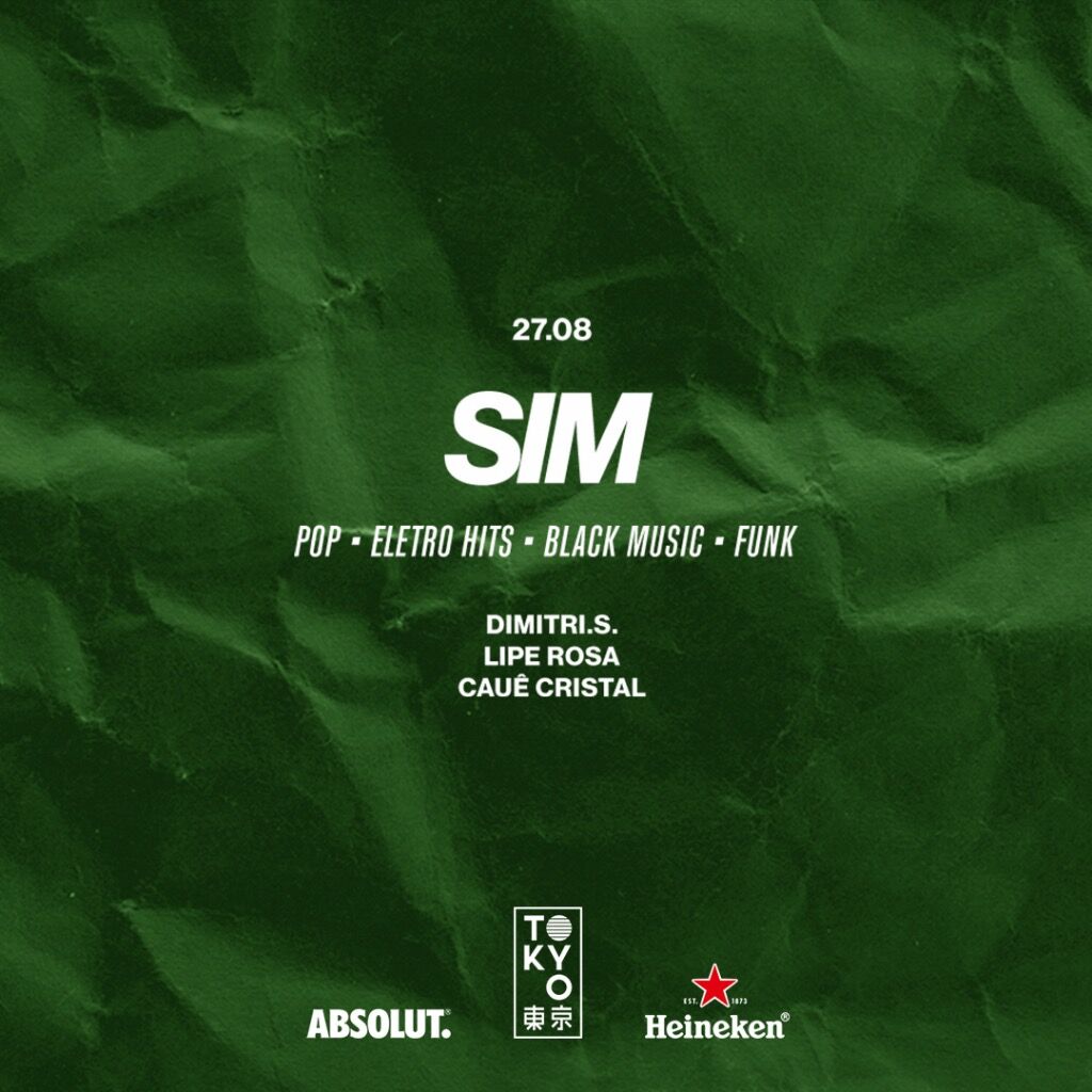 ✅ | QUINTA | 27.08 | 23H | TOKYO | LISTA VIP |