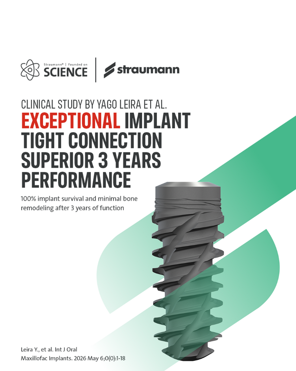 Straumann BLX&trade;: 3 Years of clinical evidence