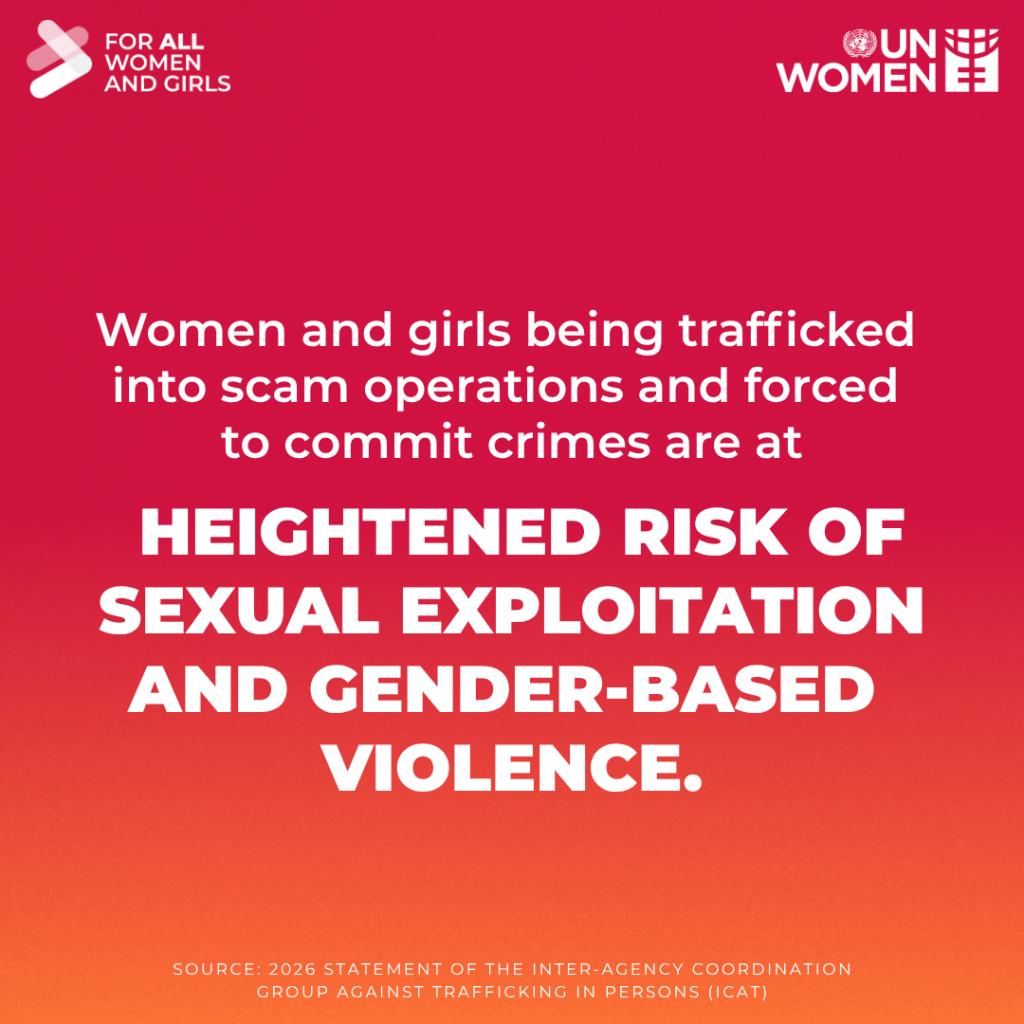 Joint statement on the World Day against Trafficking in Persons: Forced into crime &ndash; a call for protection, not punishment | UN Women &ndash; Headquarters