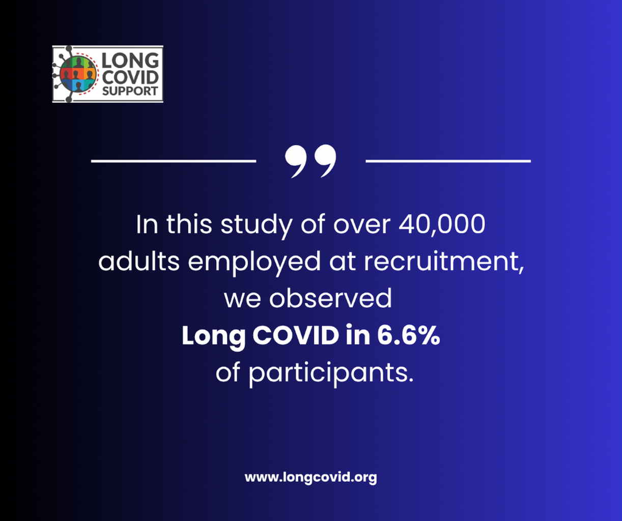 New Paper on Long Covid and work