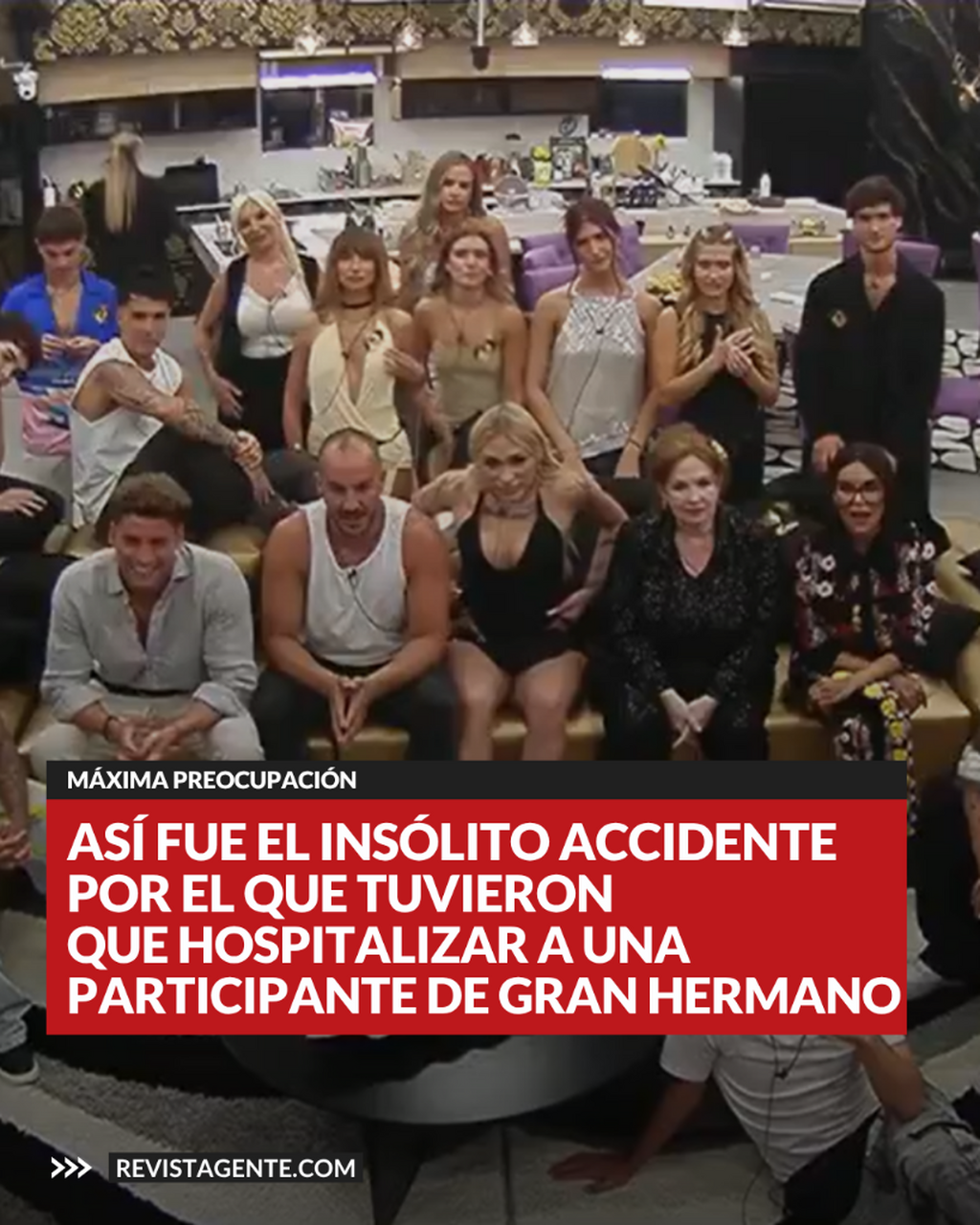 As&iacute; fue el ins&oacute;lito accidente por el que tuvieron que hospitalizar a una participante de Gran Hermano
